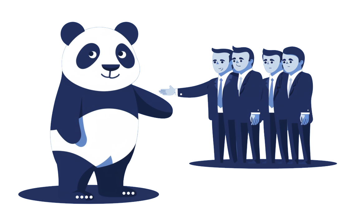 Oso Amistoso extendiendo la mano en señal de bienvenida